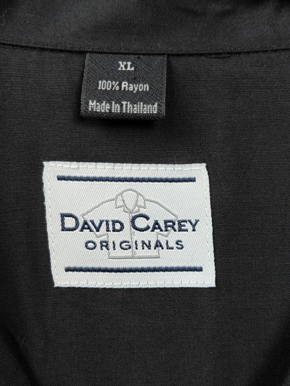 GM Corvette Camp Shirt Men's Size X Large Black - Picture 3 of 5